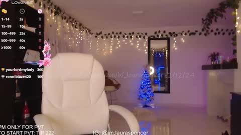 Snapshot of _lauraspencer_ chatting on 3, 12, 2024 Laura online show from 3, 12, 2024