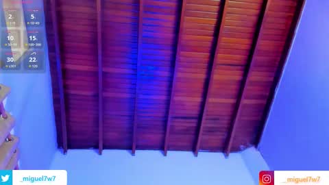 Snapshot of _miguel7w7 chatting on 18, 11, 2025 miguel tomorrow from 200 pm Colombia to 1000 pm online show from 18, 11, 2025