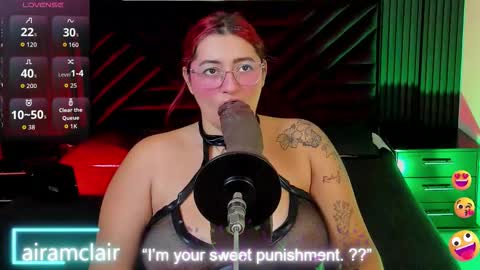 Snapshot of airamclair chatting on 17, 11, 2025 Airam Clair online show from 17, 11, 2025