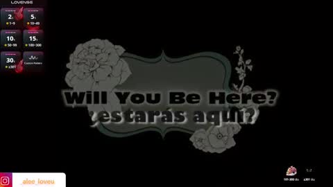 ALE LOVE online show from 6, 3, 2025