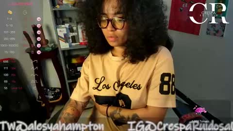 Snapshot of alesyahampton chatting on 30, 11, 2025 Crespa Ruidosa online show from 30, 11, 2025