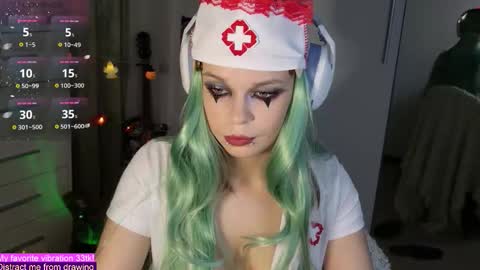 Snapshot of alinabae chatting on 31, 10, 2025 Alina and Ben online show from 31, 10, 2025