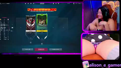 Snapshot of alison_gamer chatting on 21, 2, 2026 Alison online show from 21, 2, 2026