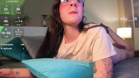 Snapshot of ally_addams chatting on 24, 12, 2024 Ally online show from 24, 12, 2024