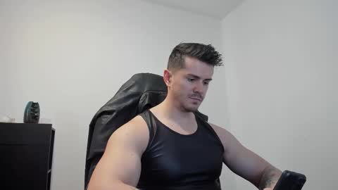 Snapshot of alphagodleatherking92 chatting on 25, 10, 2025 LeatherMaster online show from 25, 10, 2025