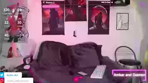 AMBAR AND DAIMON online show from 24, 9, 2025