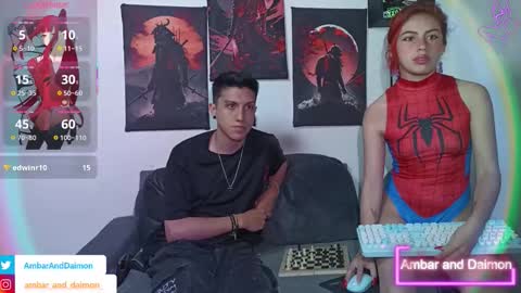 AMBAR AND DAIMON online show from 24, 10, 2025