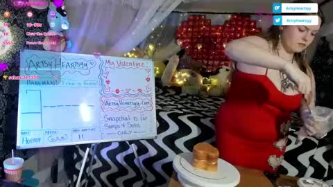 Snapshot of artsyheartsyy chatting on 15, 2, 2025 ArtsyHeartsyy online show from 15, 2, 2025