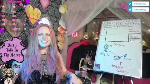 Snapshot of artsyheartsyy chatting on 20, 9, 2025 ArtsyHeartsyy online show from 20, 9, 2025