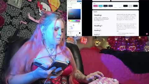 Snapshot of artsyheartsyy chatting on 31, 10, 2025 ArtsyHeartsyy online show from 31, 10, 2025