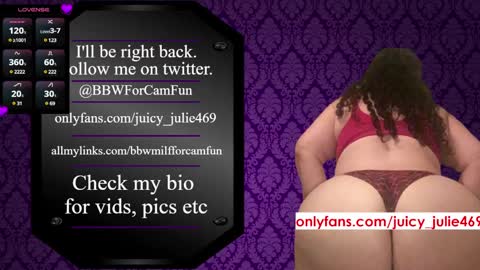 Snapshot of bbwmilfforcamfun chatting on 25, 2, 2025 Julie online show from 25, 2, 2025