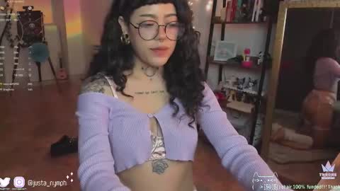   Im Nym  Justa nymph on twitter and IG online show from 1, 2, 2025