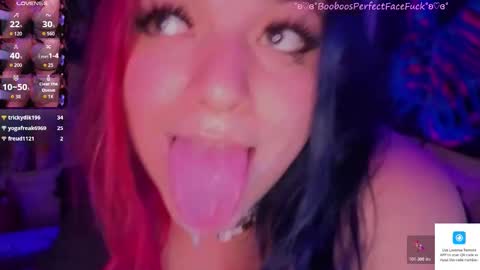 Snapshot of booboosperfectfacefuck chatting on 1, 12, 2025 Nova sub to my fan club for free pms and sexy sloppy videos online show from 1, 12, 2025