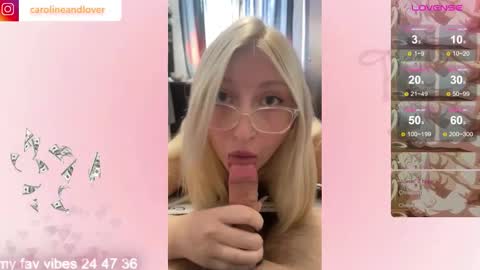 Snapshot of carolineandlover chatting on 11, 11, 2025 Caroline and Lover online show from 11, 11, 2025