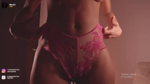 Snapshot of connie_west0 chatting on 2, 3, 2025 independent model online show from 2, 3, 2025