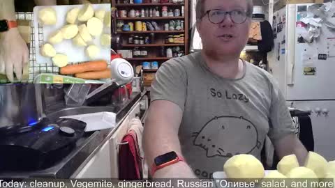 Cookie - I do cooking streams occasionally. Next stream  online show from 27, 12, 2024