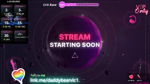 DaddyBear online show from 2, 2, 2026
