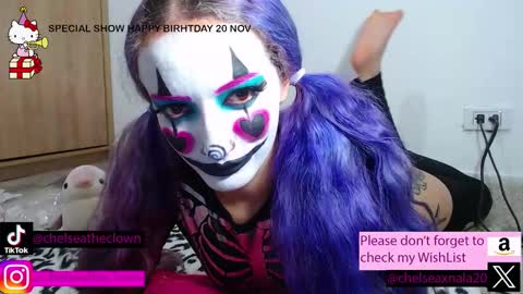 Snapshot of eloise_brown_ chatting on 13, 11, 2025 Chelsea Please help me to reach 100 thumbs up online show from 13, 11, 2025