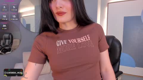 Snapshot of giaferrera_ chatting on 1, 12, 2024 Gia Ferrera online show from 1, 12, 2024