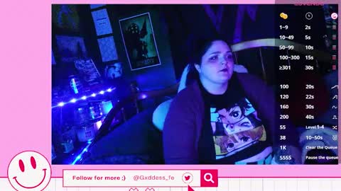 Snapshot of gxddess_fe chatting on 2, 1, 2025 Goddess Fe online show from 2, 1, 2025