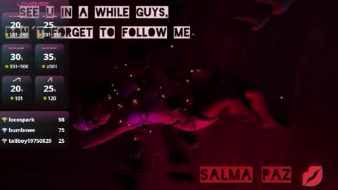 SALMA  online show from 27, 1, 2025