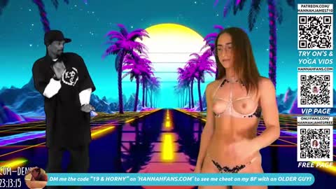Snapshot of hannahjames710 chatting on 4, 10, 2025 Hannah James online show from 4, 10, 2025