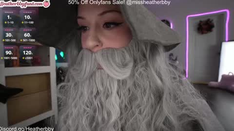 Snapshot of heatherbby chatting on 31, 10, 2025 Heather online show from 31, 10, 2025