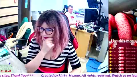 hexme_kinky_office online show from 6, 3, 2025