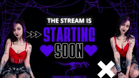 Inarafoxx online show from 1, 11, 2025