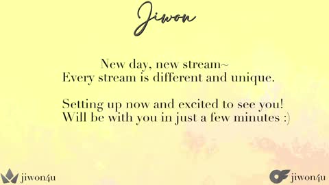 Jiwon online show from 14, 1, 2025