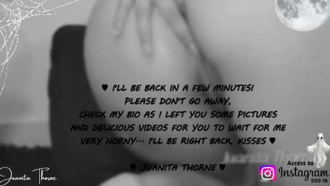  JUANITA THORNE 2 online show from 31, 10, 2025