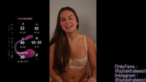 Julia Khaleesii online show from 19, 3, 2026