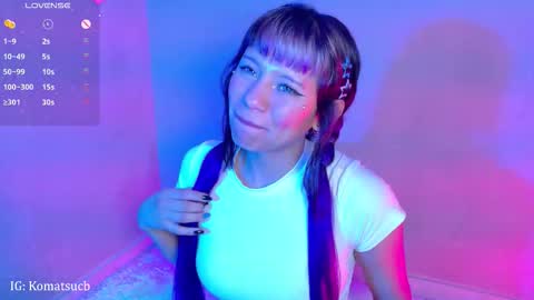 Snapshot of komatsu_ chatting on 14, 3, 2026 Komatsu Lilith online show from 14, 3, 2026