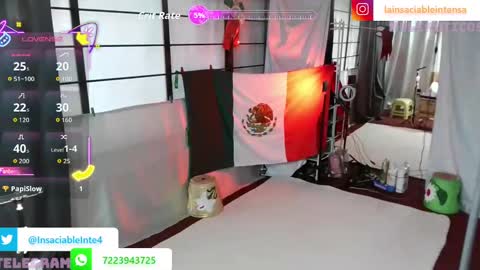 lainsaciableintensa online show from 14, 9, 2025