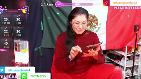 lainsaciableintensa online show from 3, 10, 2025