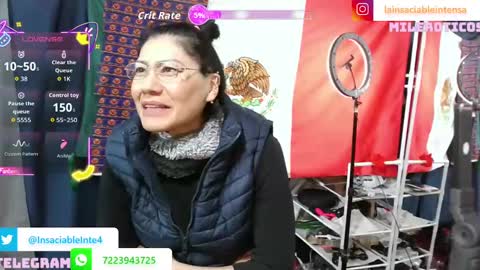 lainsaciableintensa online show from 9, 10, 2025