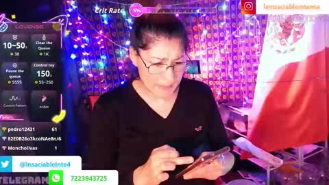 lainsaciableintensa online show from 17, 10, 2025