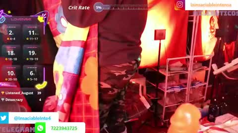 lainsaciableintensa online show from 24, 10, 2025