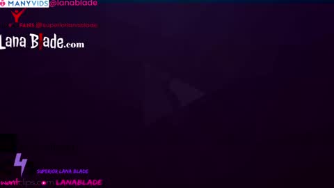 Lana Blade online show from 15, 12, 2024