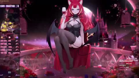 Snapshot of lewdfoxy_vt chatting on 28, 10, 2025 Kira online show from 28, 10, 2025