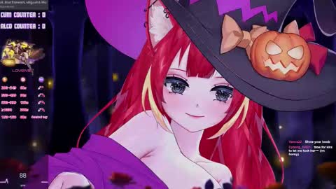 Snapshot of lewdfoxy_vt chatting on 31, 10, 2025 Kira online show from 31, 10, 2025