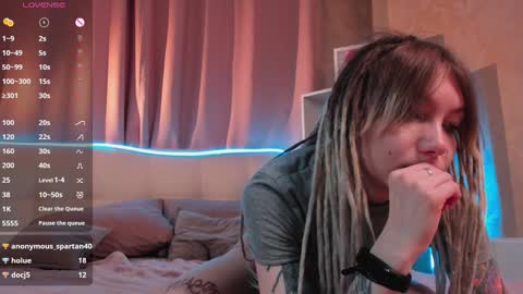 Snapshot of lisanelsona chatting on 30, 1, 2025 Hello our names are Kate and Alice this is our first day here. online show from 30, 1, 2025