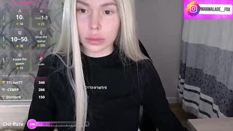 Snapshot of marmalade_fox chatting on 3, 11, 2025 Marmalade Fox online show from 3, 11, 2025