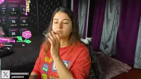 Snapshot of miadimota chatting on 21, 2, 2026 Mia online show from 21, 2, 2026