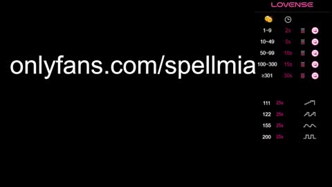 Snapshot of miaspell chatting on 25, 1, 2025 Mia instagram miasspell online show from 25, 1, 2025