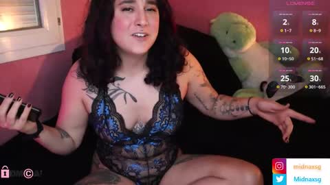 Snapshot of midnaxsg chatting on 22, 11, 2025 Midna online show from 22, 11, 2025