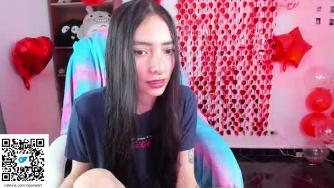 Snapshot of moonlady_ chatting on 14, 2, 2025 MOON online show from 14, 2, 2025