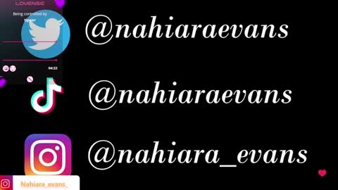 NAHIARA EVANS online show from 3, 2, 2025
