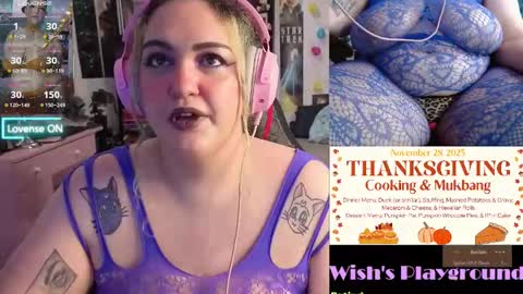 Snapshot of nevermakeawish chatting on 13, 11, 2025 Wishs Playground online show from 13, 11, 2025