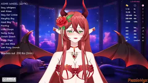 Succubus Nyx online show from 30, 12, 2024